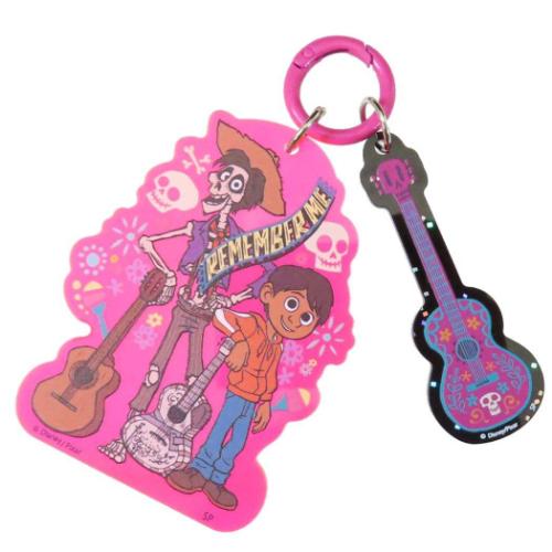 アクリルキーホルダー キーリング リメンバーミー PK ディズニー スモールプラネット カラーアクリルキーチェーン ノスタルジカシリーズ メール便可のサムネイル