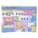 フラットポーチ コスメポーチ シンプソンズ Do it for her スモールプラネット 化粧ポーチ 小物入れ メール便可(4)