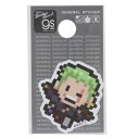 ダイカットミニステッカー ビニールシール ワンピース ピクセル Sサイズ ゾロ エッグヘッドver 少年ジャンプ ゼネラルステッカー 耐水耐光 デコステッカー ...