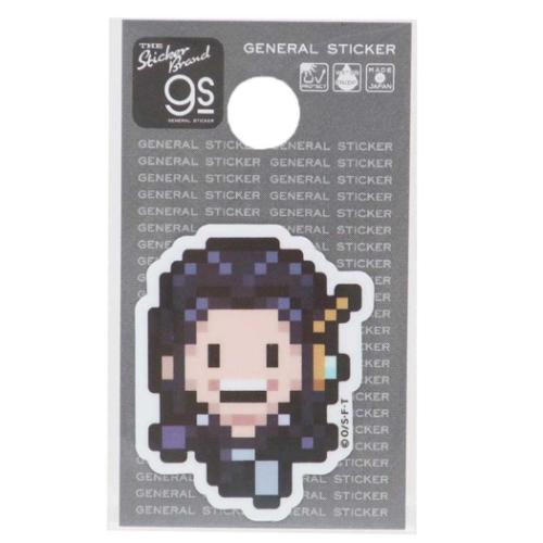 ダイカットミニステッカー ビニールシール ワンピース ピクセル Sサイズ ロビン エッグヘッドver 少年ジャンプ ゼネラルステッカー 耐水耐光 デコステッカー...