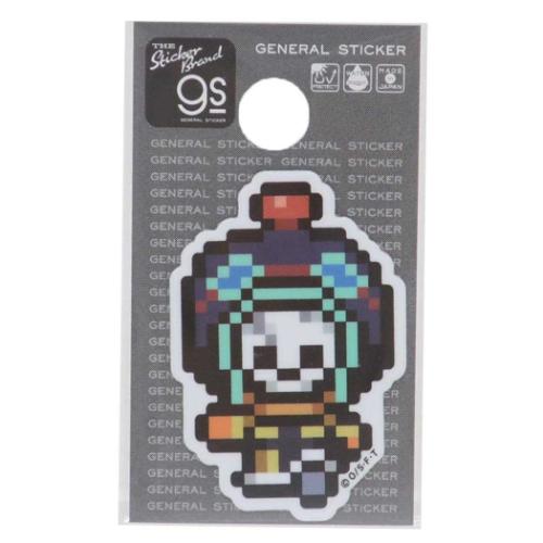 ダイカットミニステッカー ビニールシール ワンピース ピクセル Sサイズ ブルック エッグヘッドver 少年ジャンプ ゼネラルステッカー 耐水耐光 デコステッカ...