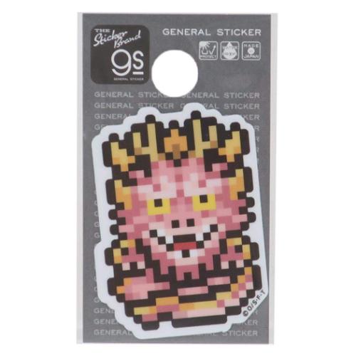 ダイカットミニステッカー ビニールシール ワンピース ピクセル Sサイズ モモの助 大人 獣型 少年ジャンプ ゼネラルステッカー 耐水耐光 デコステッカー アニ...