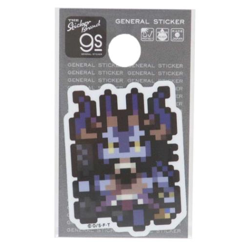 ダイカットミニステッカー ビニールシール ワンピース ピクセル Sサイズ カイドウ 人獣型 少年ジャンプ ゼネラルステッカー 耐水耐光 デコステッカー アニメメ...