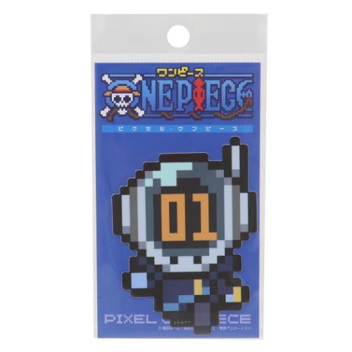 ビニールステッカー ダイカットシール ワンピース ピクセル シャカ 少年ジャンプ ゼネラルステッカー デコステッカー 耐水耐光 アニメメール便可