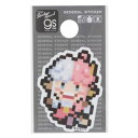 ダイカットミニステッカー ビニールシール ワンピース ピクセル Sサイズ アトラス 少年ジャンプ ゼネラルステッカー 耐水耐光 デコステッカー アニメメール便可