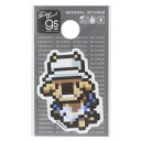 ダイカットミニステッカー ビニールシール ワンピース ピクセル Sサイズ カク エッグヘッドver 少年ジャンプ ゼネラルステッカー 耐水耐光 デコステッカー ...