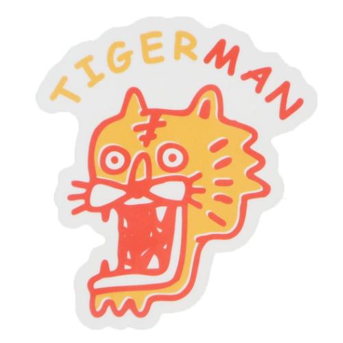 CREATORS CIRCUS クリエイターズサーカス Vol.3 ステッカー YUKIO TSUCHIYA TIGERMAN LOGO フロンティア 耐水 耐光 デコシール ダイカットシール スマホステッカー メール便可