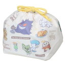 お弁当きんちゃくポーチ ランチ巾着 ポケットモンスター カフェロゴ整列 ポケモン カミオジャパン 新学期準備 メール便可