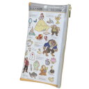 大人の図鑑クリアペンケース ペンポーチ 美女と野獣 ディズニープリンセス カミオジャパン 筆箱 新学期準備文具 メール便可