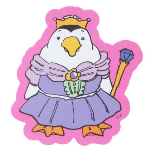 キャラクターステッカー ダイカットシール ラブリーフレンズ ドレスペンギン スモールプラネット ダイ..