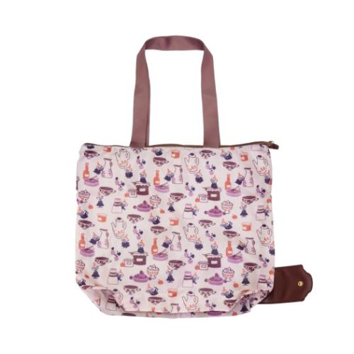 3ルームマチ付きエコバッグ エコバッグ ムーミン リトルミイ 北欧 サンスター文具 ショッピングバッグ お買い物かばん