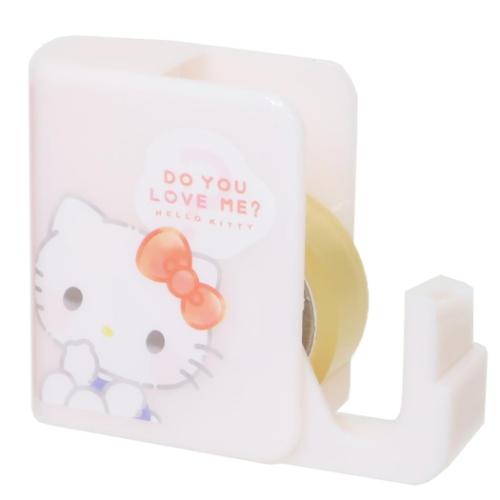 BOOK型セロハンテープ 収納型テープカッター ハローキティ サンリオ カミオジャパン 新学期準備文具 メール便可