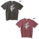 ピグメントTシャツ Tシャツ T-SHIRTS マクミランアリス 白うさぎ ワタナベ 半袖 メール便可