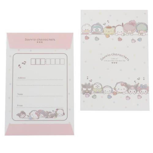 レターセット 手紙セット サンリオキャラクターズ チラックス サンリオ 山野紙業 便箋 封筒 シール メール便可