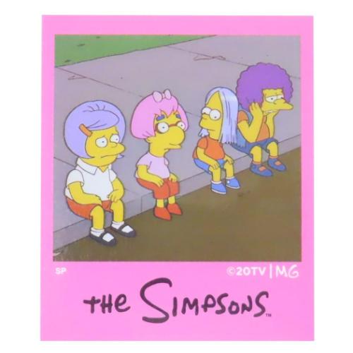 キャラクターステッカー ダイカットシール シンプソンズ おめかし スモールプラネット ダイカットビニールステッカー デコシール 耐水性 メール便可