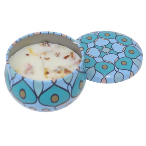 フレグランスキャンドル 缶入り キャンドル オーシャンミント トモコーポレーション ギフト プレゼント キャンドルホルダー