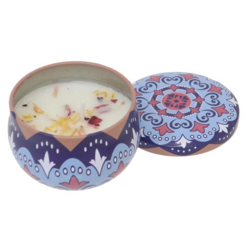 フレグランスキャンドル 缶入り キャンドル バニラ トモコーポレーション ギフト プレゼント キャンドルホルダー