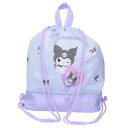2層ナップサック プールバッグ クロミ パープル サンリオ マルヨシ 海プール レジャー用品 女の子