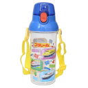 食洗機対応プラクリアボトル 水筒 プラレール 24 鉄道 スケーター ワンプッシュオープン 480ml 直飲み