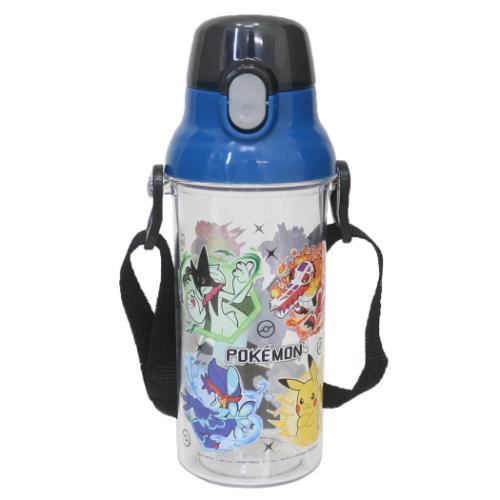 食洗機対応プラクリアボトル 水筒 ポケットモンスター 25 ポケモン スケーター ワンプッシュオープン 480ml 直飲み