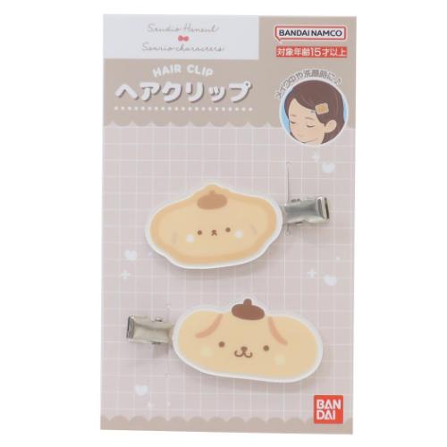 ヘアクリップ ヘアアクセ スタジオハヌルxサンリオキャラクターズ ポムポムプリン サンリオ バンダイ ..
