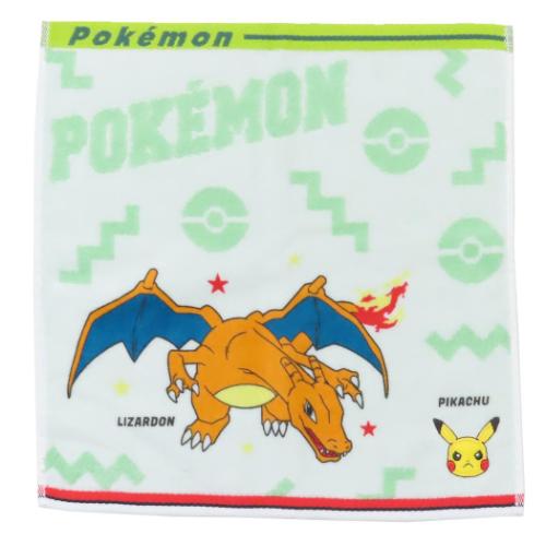 ジャガードウォッシュタオル ハンドタオル ポケットモンスター O2080リザードン ポケモン 林タオル 汗拭きタオル メール便可