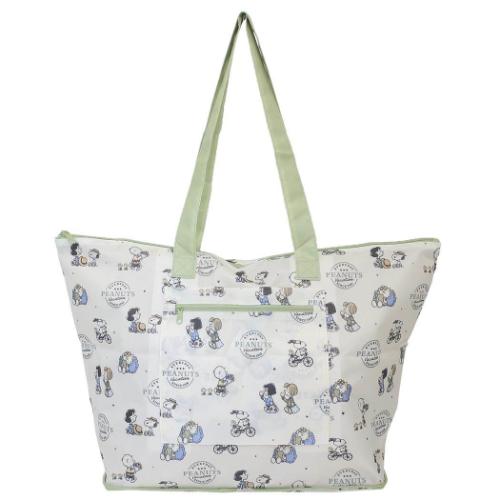 折りたたみボストンバッグ 旅行かばん スヌーピー SUNDAY PEANUTS ピーナッツ カミオジャパン コンパク..