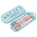 抗菌食洗機対応スライド式トリオセット お箸&フォーク&スプーンセット たれぱんだ スケーター 新学期準備 メール便可