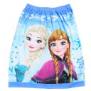 60丈マキタオル 60cm丈巻き巻きタオル ラップタオル アナと雪の女王 シャイニングシスターズ ディズニー 丸眞 サマーレジャー用品 海プール着替えタオル