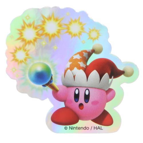 キャラスタムステッカー 1P ダイカットシール 星のカービィ ビーム グルマンディーズ デコシール 耐水性 メール便可(3)