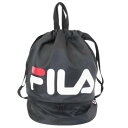 2wayボンサック プールバッグ フィラ ブラック FILA 高波クリエイト 海プール サマーレジャー用品 スポーツ
