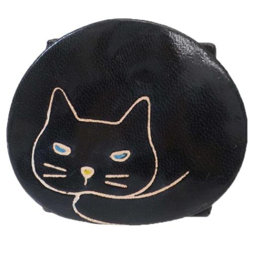 ヤンピーコインケース 小銭入れ まるまるネコ クロネコ ねこ トモコーポレーション コインパース 山羊..