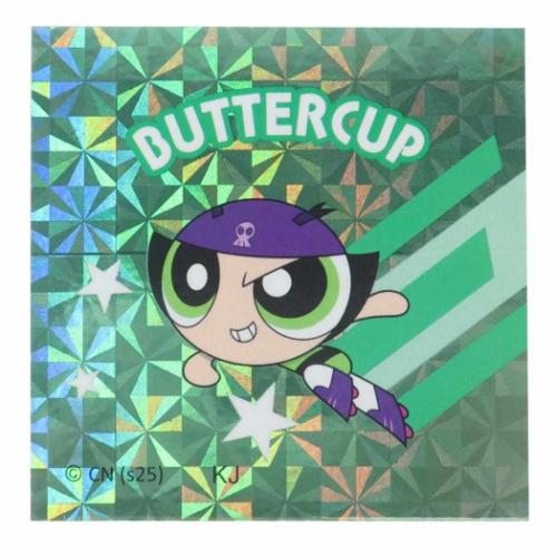 コレキラステッカー ステッカー パワーパフガールズ BUTTERCUP2 カミオジャパン デコシール メール便可