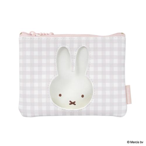 ミニフラットポーチ 平ポーチ ミッフィー BRUNA PLAID ピンク ディックブルーナ エフエービージャパン 小物入れ コスメポーチ 絵本メール便可 ミニフラットポーチ 平ポーチ ミッフィー BRUNA PLAID ピンク ディックブルーナ エフエービージャパン 小物入れ コスメポーチ 絵本メール便可