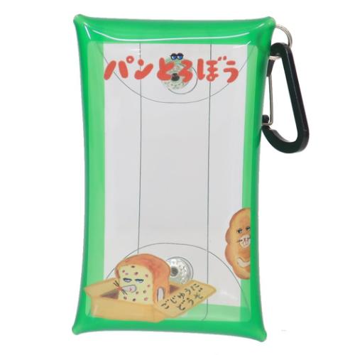 マルチクリアケース Sサイズ クリアポーチ パンどろぼう グリーン バンダイ 小物入れ 絵本メール便可 マルチクリアケース Sサイズ クリアポーチ パンどろぼう グリーン バンダイ 小物入れ 絵本メール便可