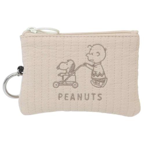 パスポーチ 定期入れ スヌーピー BE カート ピーナッツ マリモクラフト 通勤 通学 メール便可