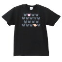 T-SHIRTS Tシャツ なんでもいきもの カニとエビ BK ワタナベ ファッション メール便可