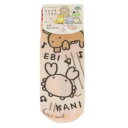 レディースソックス ジャガード 女性用靴下 なんでもいきもの カニとエビ ジェイズプランニング かわいい メール便可