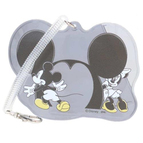 ダイカットパスケース 定期入れ ミッキー＆ミニー BK ディズニー マリモクラフト ICカードケース メール便可のサムネイル