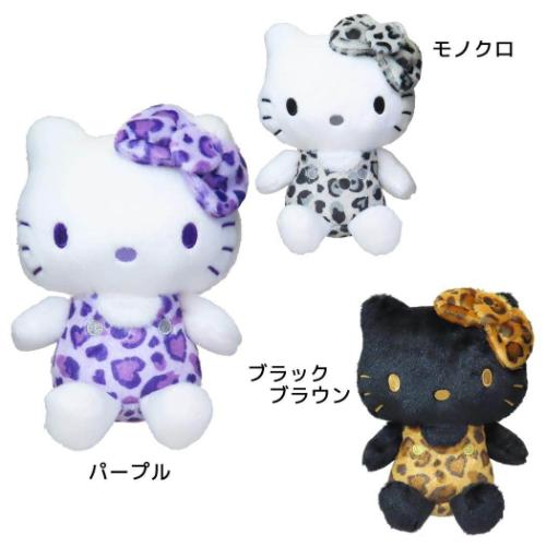 お座りぬいぐるみ ぬいぐるみ ハローキティ ヒョウ柄シリーズ サンリオ ケイカンパニー プレゼント