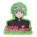 キャラクターステッカー ダイカットシール 機動戦士ガンダムSEED ニコル スモールプラネット ダイカットビニールステッカー デコシール 耐水性 アニメメール便可