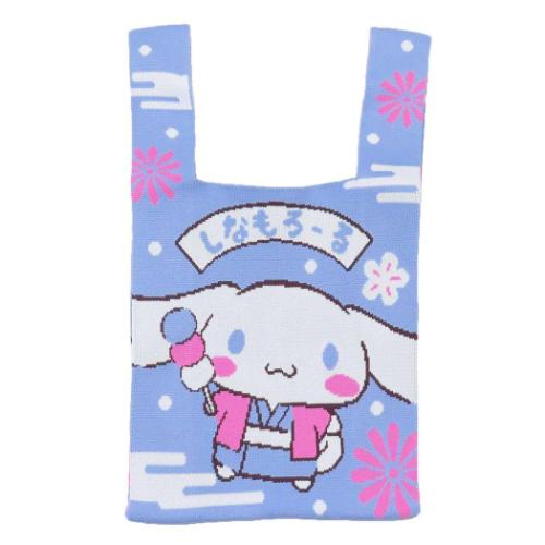 ジャガード織トートバッグ トートバッグ シナモロール 和柄 サンリオ ジェイズプランニング 手提げかば..