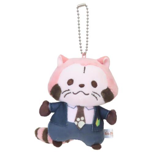 ボールチェーンマスコット マスコット あらいぐまカルカル団 アカカル ケイカンパニー ミニぬいぐるみ