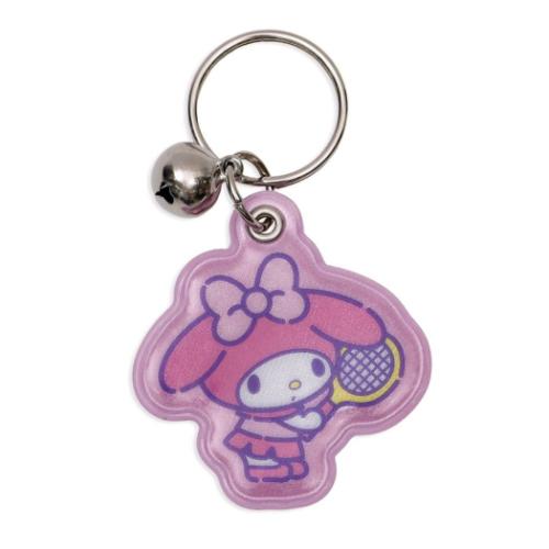 自転車キーホルダー 部活シリーズ キーリング マイメロディ テニス部 サンリオ エムプラン 自転車用 紛..