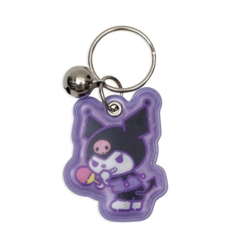 自転車キーホルダー 部活シリーズ キーリング クロミ 卓球部 サンリオ エムプラン 自転車用 紛失予防 ..