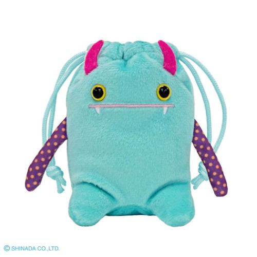 きんちゃく 巾着袋 モケケ チモッケ ゴニ シナダグローバル ぬいぐるみ巾着 マスコットきんちゃく