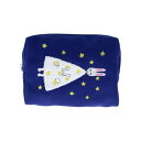サガラ刺繍ペンケース ペンポーチ わたしのワンピース 星 サンスター文具 にしまき かやこ 筆箱 新学期準備文具