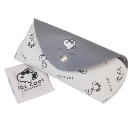 クロス付フラップメガネケース 眼鏡ケース スヌーピー おすましジョークール ピーナッツ カミオジャパン プレゼント