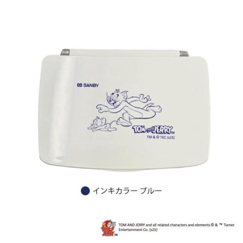 スタンプパッド インクパッド トムとジェリー ブルー ワーナーブラザース フタバ 手帳デコ デコレーション メール便可