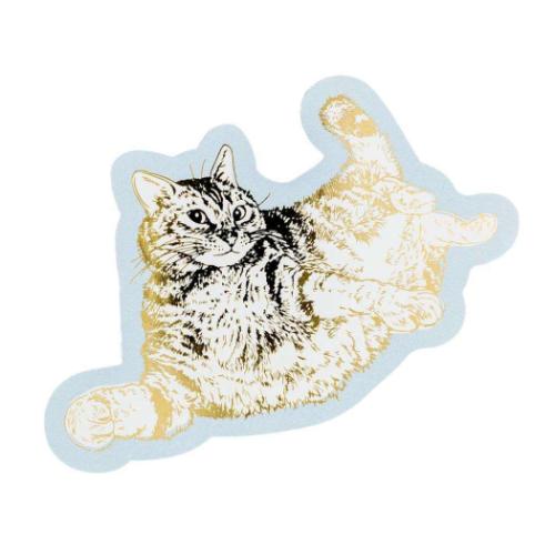 ステッカー ダイカットステッカー ROKKAKU x 365Cat Art Cat Art Collection roll ねこ フタバ ネコ　..